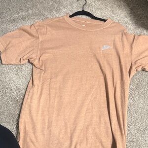 Nike Men's Light Brown Short Sleeve Tee